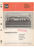 Dual TG-27-Service-Manual 